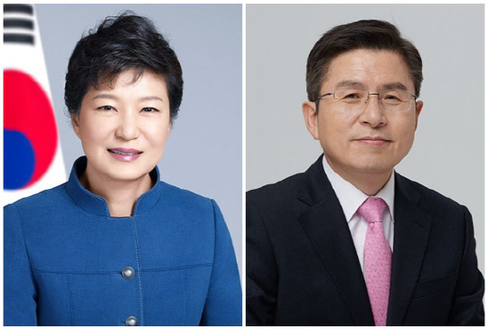 박근혜 전 대통령(왼쪽)과 황교안 전 국무총리. <박근혜, 황교안 SNS>